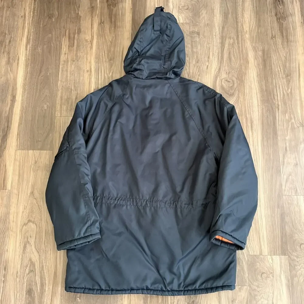 Vintage Dickies Quilted N-3B Snorkle Parka Extreme Winter Men’s Size L RARE 80s